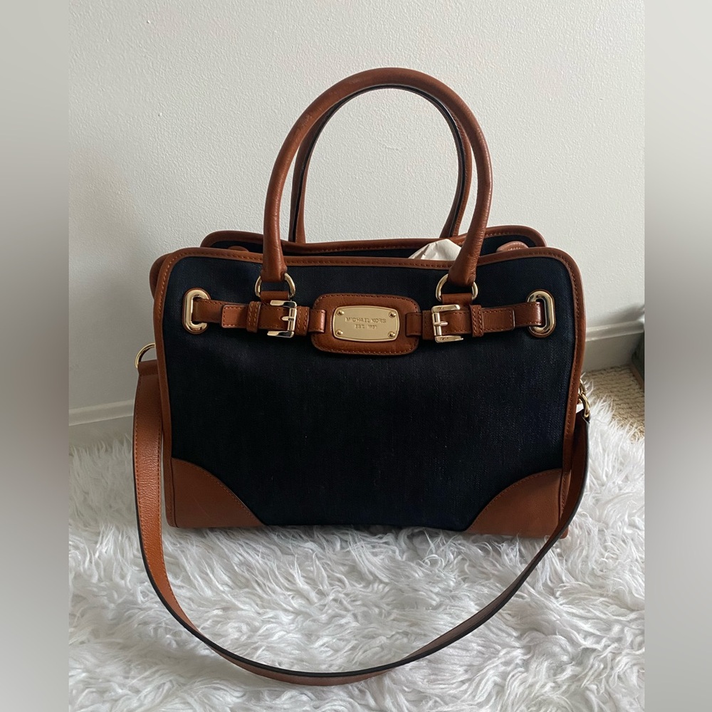 NEVER USED! MICHAEL KORS, Hamilton Denim Tote Bag